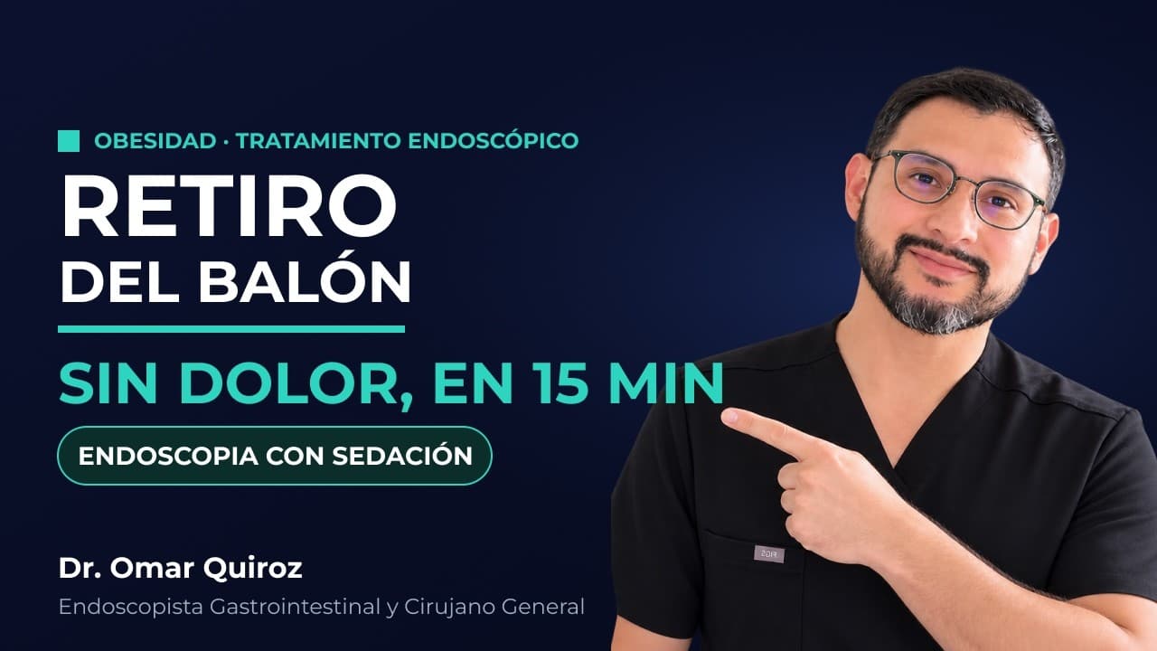 Retiro del balón intragástrico: cómo se hace y cuándo
